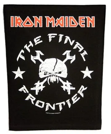 Iron Maiden - 'The Final Frontier' Giant Printed Backpatch