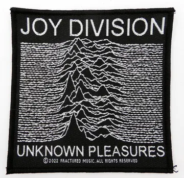 Joy Division - 'Unknown Pleasures'  Woven Patch