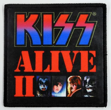 Kiss - 'Alive II' Printed Patch