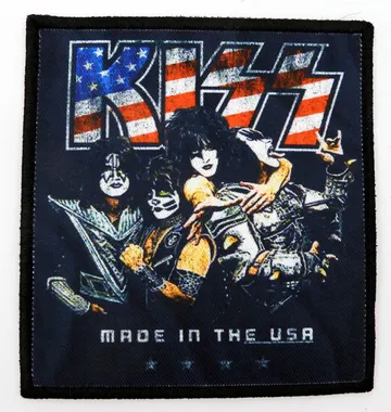 Kiss - 'Made in the USA' Printed Patch