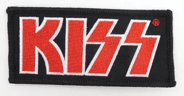 Kiss - 'Red Logo' Embroidered Patch