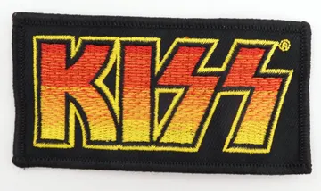 Kiss - 'Red & Yellow Logo' Embroidered Patch