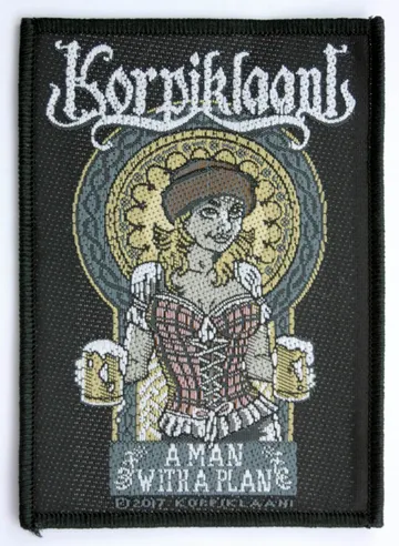 Korpiklaani - 'A Man With a Plan' Woven Patch