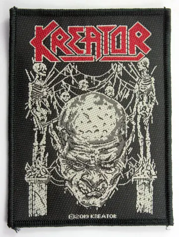 Kreator - 'Skull & Skeletons' Woven Patch
