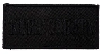 Kurt Cobain - 'Black Name' Woven Patch