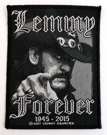 Lemmy Kilmister - 'Lemmy Forever' Woven Patch
