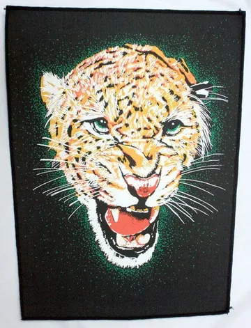 Leopard - Giant Printed Backpatch