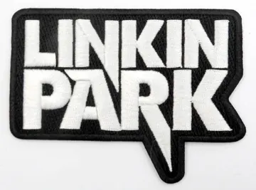 Linkin Park - 'Logo White on Black' Woven Patch