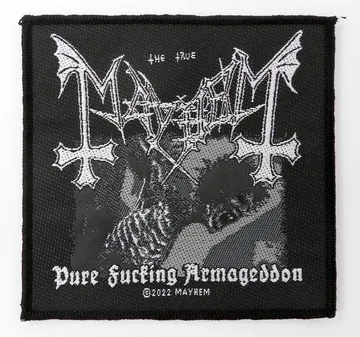 Mayhem - 'Pure Fucking Armageddon' Woven Patch