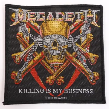 Megadeth - 'Killing is My Business' Woven Patch
