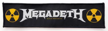 Megadeth - 'Logo' Woven Strip Patch