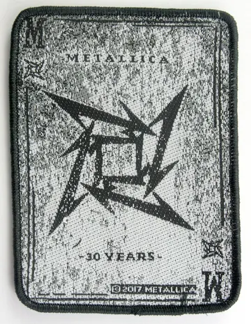 Metallica - '30 Years' Woven Patch