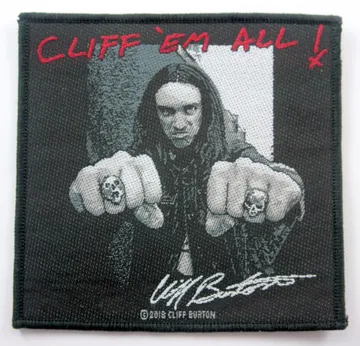 Metallica - 'Cliff 'Em All' Woven Patch