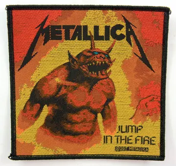 Metallica - 'Jump in the Fire' Woven Patch