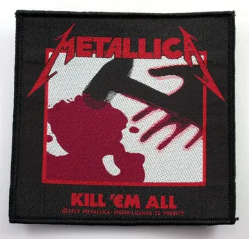 Metallica - 'Kill 'em All' Woven Patch