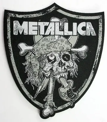 Metallica - 'Raiders Skull' Woven Patch