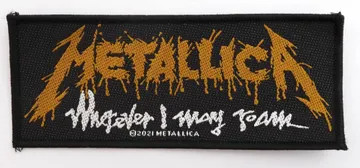 Metallica - 'Wherever I May Roam Logo' Woven Patch