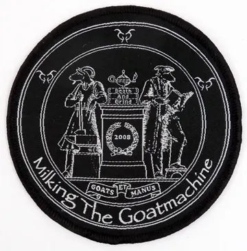 Milking the Goatmachine - 'Goats et Manus' Woven Patch