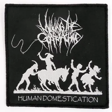 Milking the Goatmachine - 'Human Domestication' Woven Patch