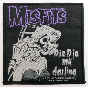 Misfits - 'Die Die My Darling' Woven Patch