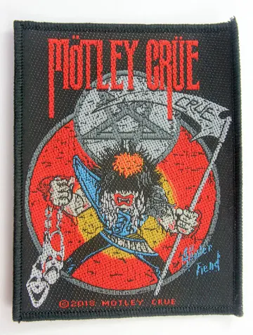 Motley Crue - 'Allister Fiend' Woven Patch