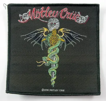 Motley Crue - 'Dr Feelgood' Woven Patch