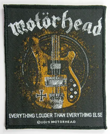 Motorhead - 'Everything Louder Than Everything Else' Woven Patch