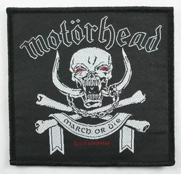 Motorhead - 'March or Die' Woven Patch