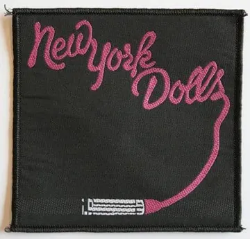 New York Dolls - 'Lipstick Logo' Woven Patch