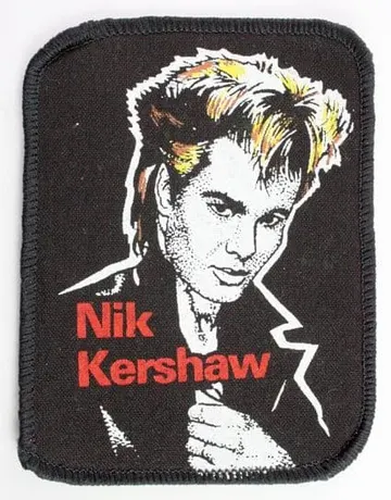 Nik Kershaw - 'Black Jacket' Printed Patch