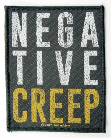 Nirvana - 'Negative Creep' Woven Patch