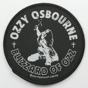Ozzy Osbourne - 'Blizzard of Ozz' Woven Patch