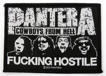 Pantera - 'Cowboys From Hell - Fucking Hostile' Woven Patch