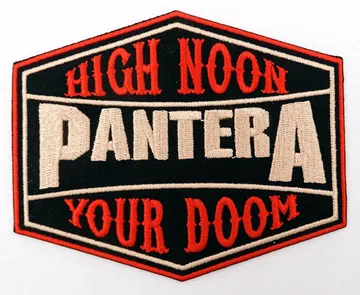 Pantera  - 'High Noon Your Doom'  Embroidered Patch