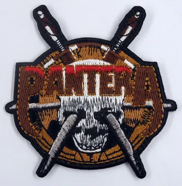 Pantera - 'Skull Knives' Embroidered Patch