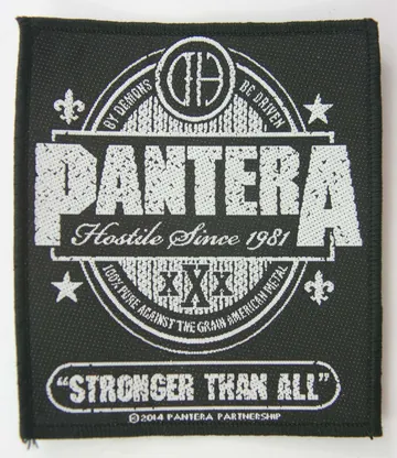 Pantera - 'Stronger Than All' Woven Patch