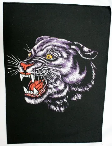 Panther - Giant Printed Backpatch