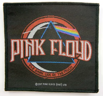 Pink Floyd - 'Logo / Dark Side of the Moon' Woven Patch