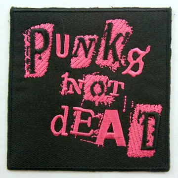 Punk's Not Dead - Embroidered Patch