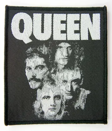 Queen - 'Group Faces' Woven Patch