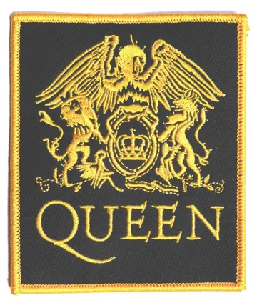 Queen - 'Yellow Crest' Embroidered Patch