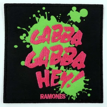 Ramones - 'Gabba Gabba Hey!' Sew-on Patch