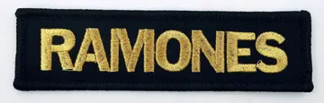 Ramones - 'Gold Logo' Embroidered Patch