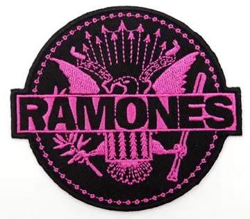 Ramones - 'Purple Crest' Embroidered Patch