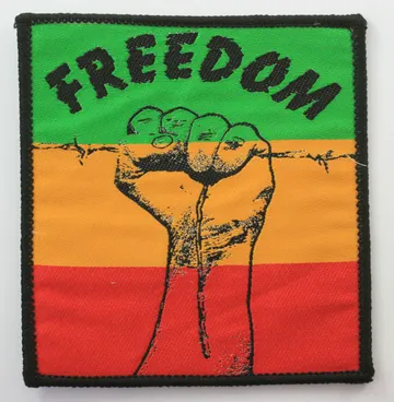 Rasta - 'Freedom' Vintage Woven Patch