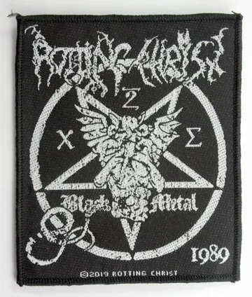 Rotting Christ - 'Black Metal' Woven Patch