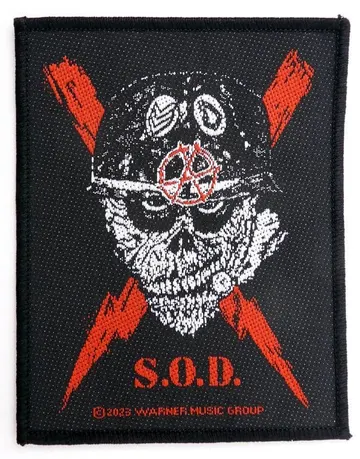 S.O.D. - 'Speak English or Die' Woven Patch