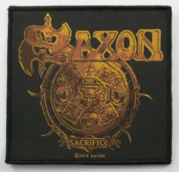 Saxon - 'Sacrifice' Woven Patch