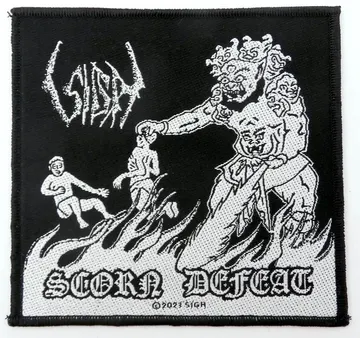 Sigh - 'Scorn Defeat' Woven Patch