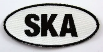 Ska - Small Embroidered Patch